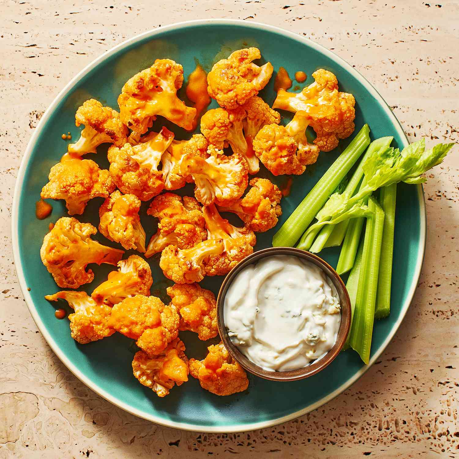 Krampus' Fiery Buffalo Cauliflower Bites